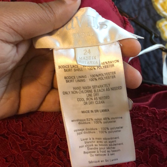 David’s bridal dress. Apple color. Size 24. - Picture 4 of 4